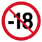 Pegi 18 logo